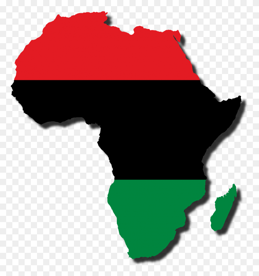 1073x1149 Rbg Африканский, Африка И Афро-Американский Флаг Черно-Белый Клипарт