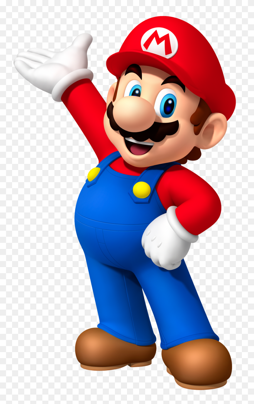 876x1428 Recreando El Uniforme De Super Mario - Super Mario Bros Clipart