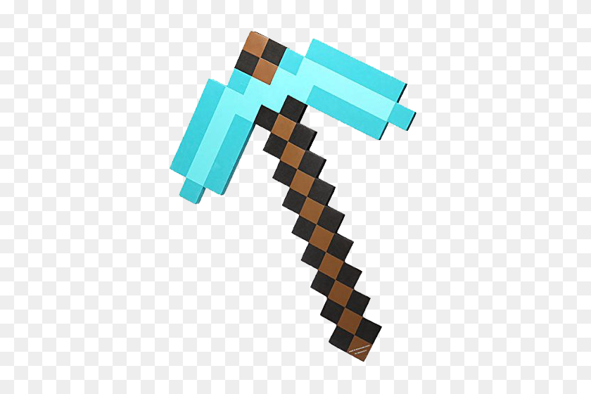 383x500 Real Life Pickaxe - Minecraft Pickaxe PNG