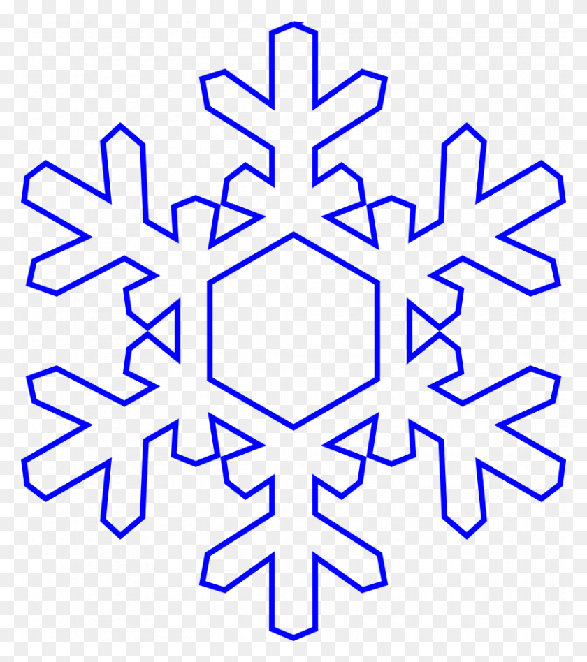 817x931 Real Snowflake Cliparts Snowflake Clipart - Snow Border Clip Art