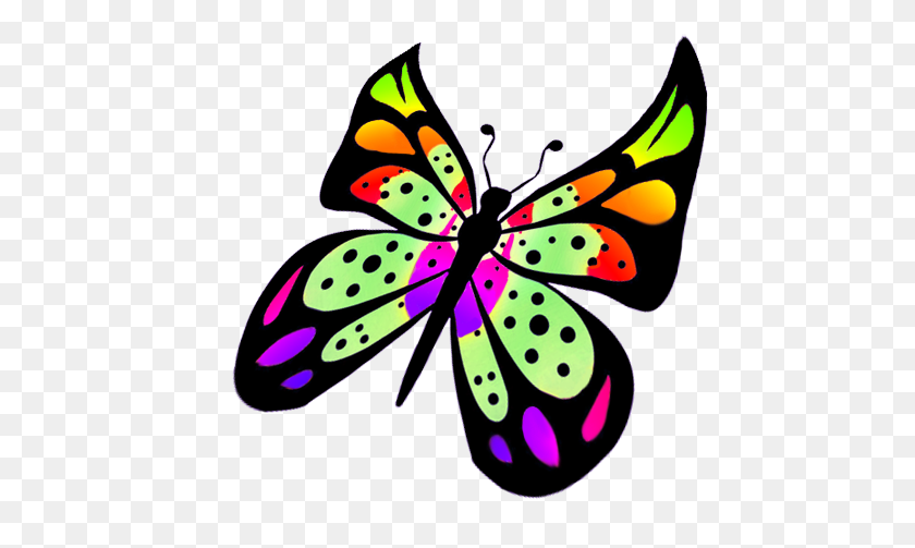 532x443 Реалистичные Бабочки Летающие Клипарт Картинки - Бабочки Клипарт Прозрачный