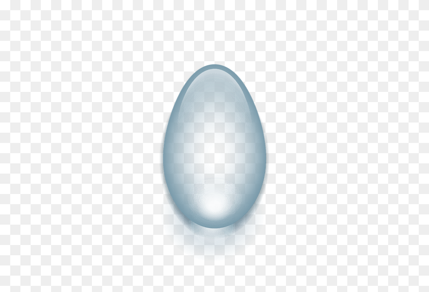 512x512 Realistic Water Drop Oval - Drop PNG
