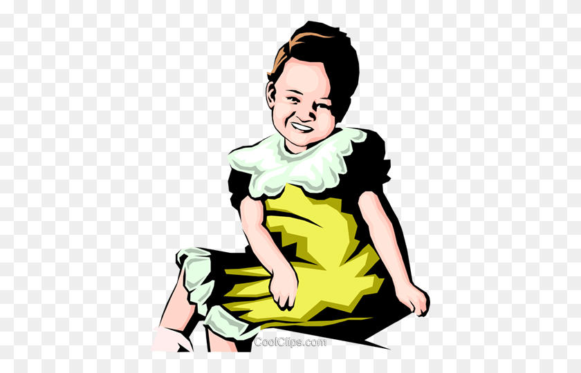 405x480 Really Ugly Baby Royalty Free Vector Clipart Ilustración - Ugly Clipart