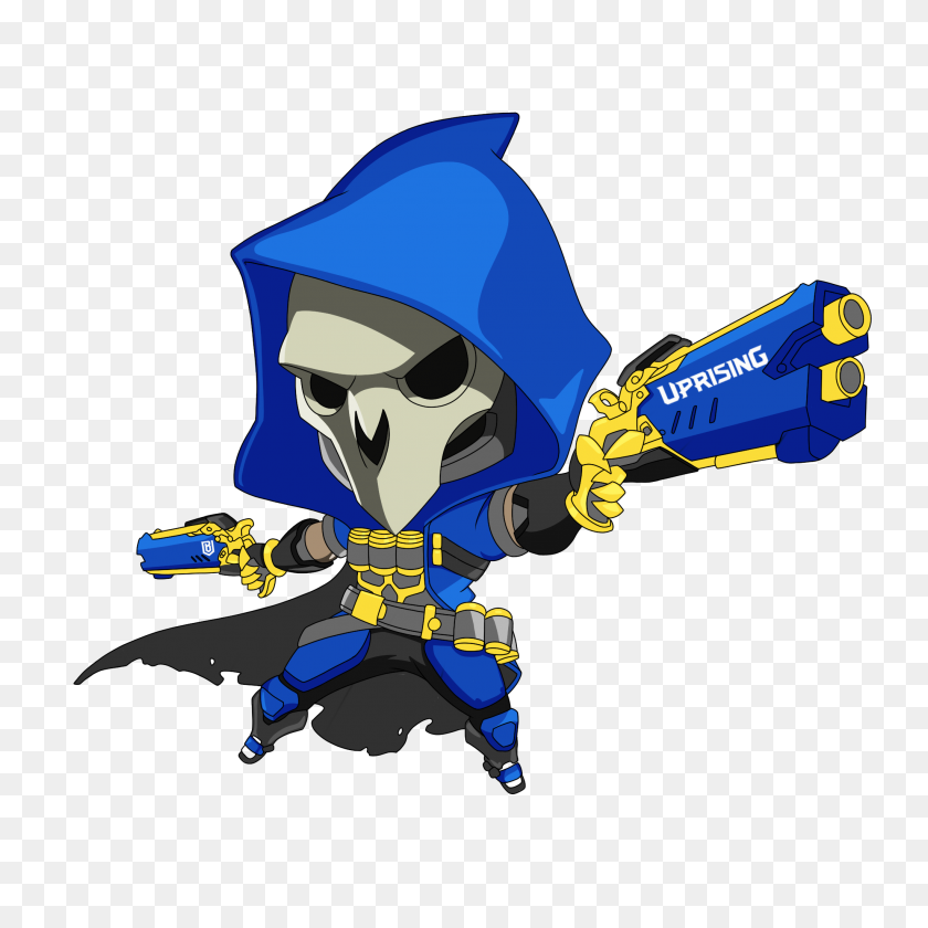 2048x2048 Reaper Overwatch League Cute Sprays - Reaper Overwatch PNG