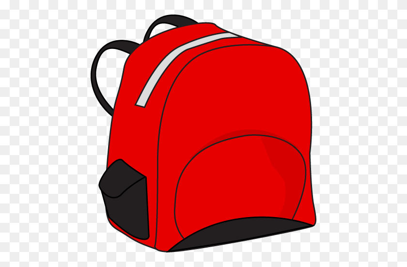 466x491 Rear Clipart School Backpack - Hr Clipart