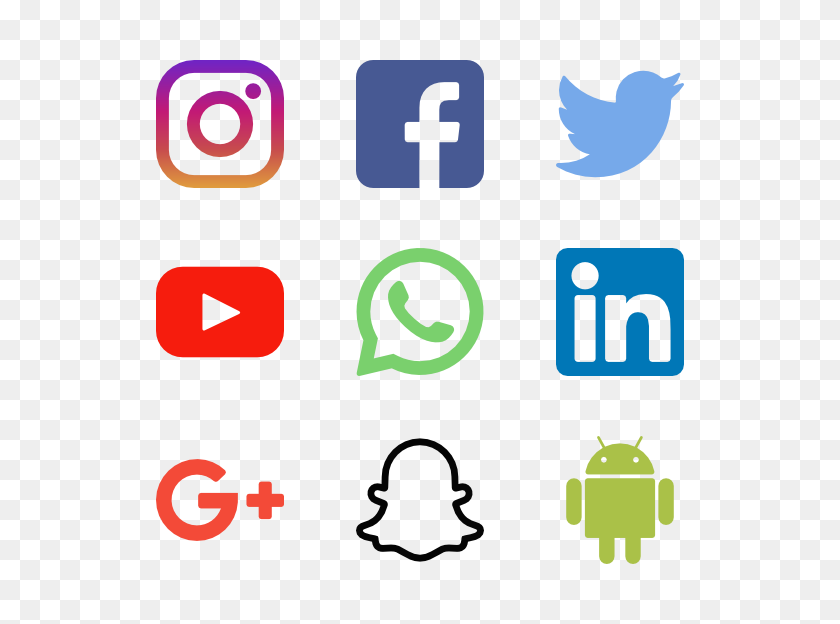 600x564 Причины, По Которым Социальные Сети Доминируют В Блоге По Бит-Брендингу, Посвященному Обслуживанию Клиентов - Facebook Twitter Instagram Logo Png