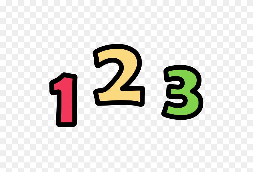 512x512 Распознавать Числа, Значок Чисел В Формате Png И В Векторном Формате - Распознавать Клипарт
