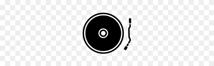 200x200 Record Player Icons Noun Project - Turntable PNG