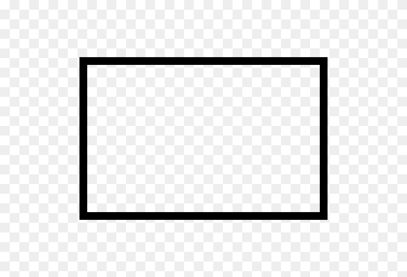 512x512 Rectangle - Rectangle Frame PNG