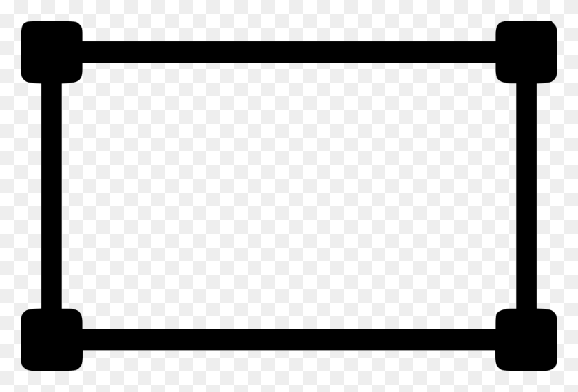 980x642 Rectangle Graphic Outline Tool Shape Draw Png Icon Free - Rectangle Border PNG