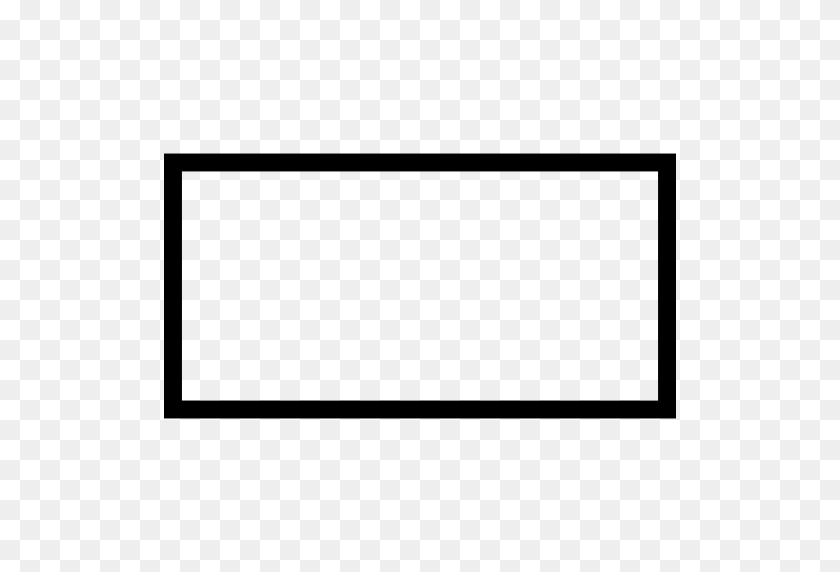 512x512 Rectangle Outline Png Png Image - Rectangle Outline PNG
