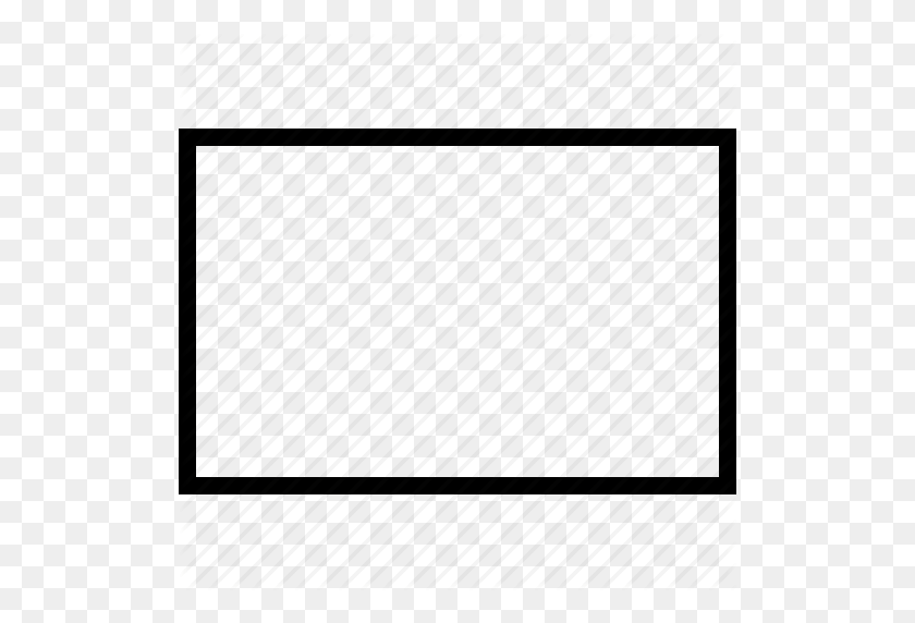 512x512 Rectangle, Shape Icon - PNG Rectangle