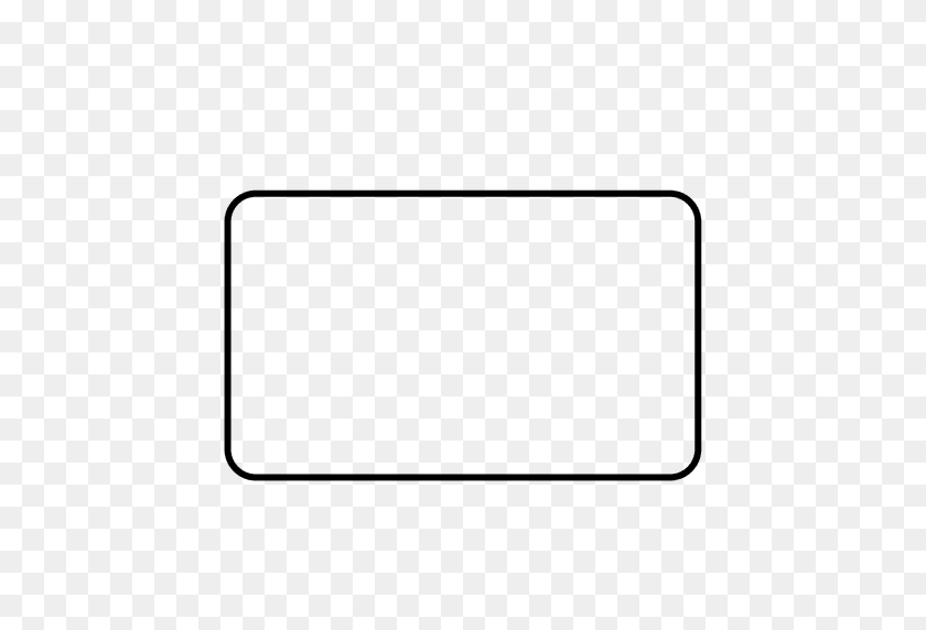 512x512 Rectangle Shape Stroke - Rectangle Outline PNG