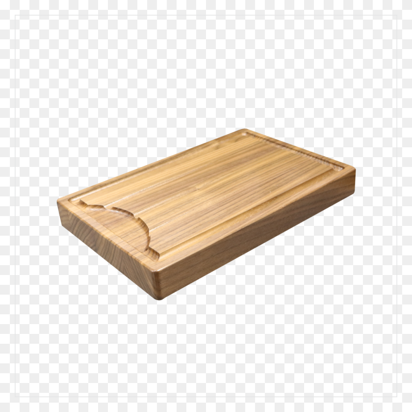 1000x1000 Rectangle Walnut Cutting Board With Grooves Nam Hoa Wooden - Wooden Board PNG