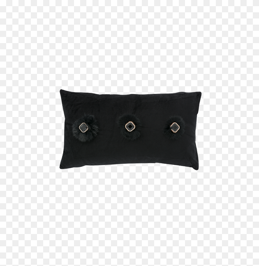 519x804 Rectangular Black Decorative Pillow - Pillow PNG