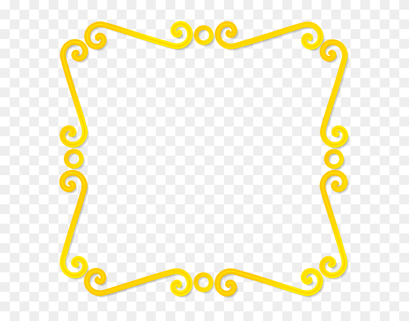 600x600 Rectangular Border Clipart Png For Web - Rectangle Border Clip Art