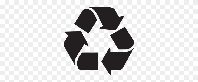 299x288 Recyclable Symbol Clip Art - Recycle Logo Clipart
