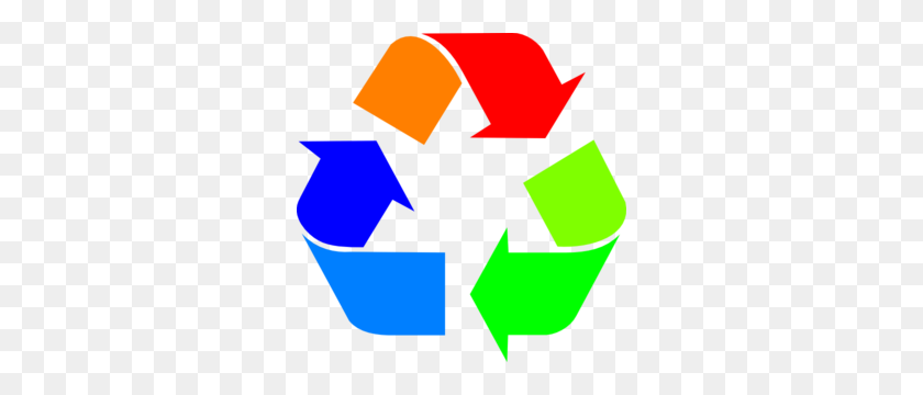 300x300 Recycle Arrows Clip Art - Recycle Clipart