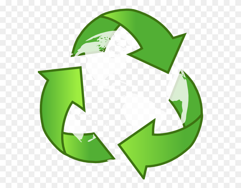 576x598 Recycle Earth Png, Клипарт Для Интернета - Земля Png