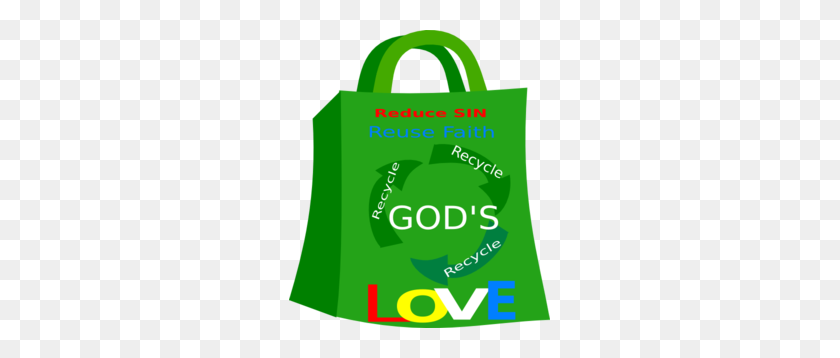 261x298 Recycle God S Love Clip Art - Reduce Clipart