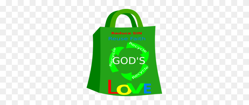 255x296 Recycle God S Love Clip Art - Sin Clipart