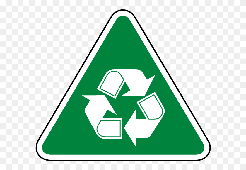 600x520 Recycle Symbol Label - Recycling Symbol PNG