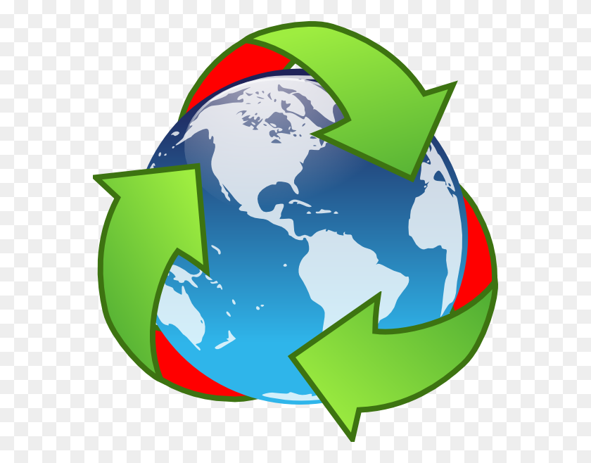 576x598 Recycle Symbols Clip Art - Reuse Clipart