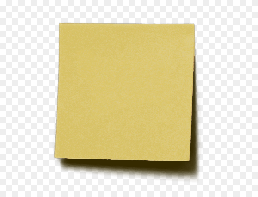 556x580 Recycled Paper Sticky Note Transparent Png - Sticky Note PNG