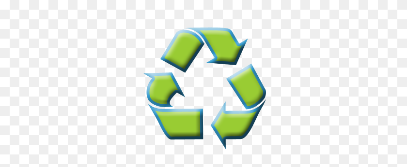 292x286 Recycling Loop Kids Go Green - Recycle Symbol Clip Art