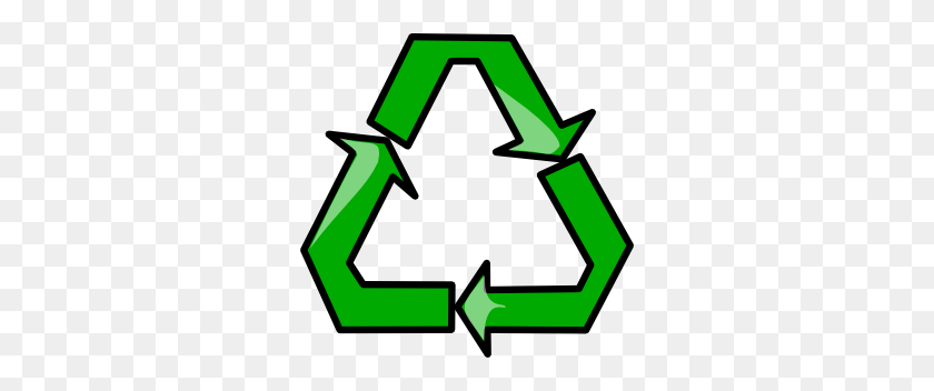 300x292 Recycling Sign Symbol Clip Art - Recycle Sign Clip Art