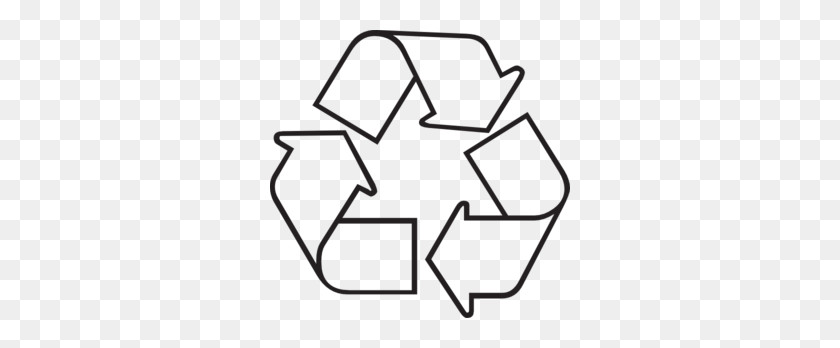 300x288 Recycling Symbol Clip Art - Recycle Logo Clipart
