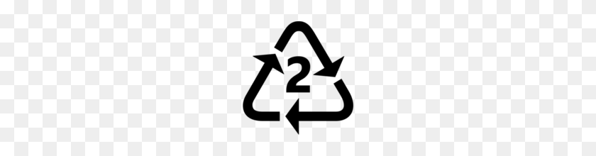 160x160 Símbolo De Reciclaje Para El Tipo De Plásticos Emoji En Microsoft Windows - Símbolo De Reciclaje Png