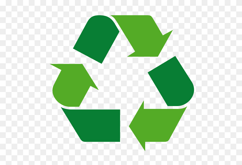 529x514 Recycling Symbol Green Transparent Png - Recycle Symbol PNG