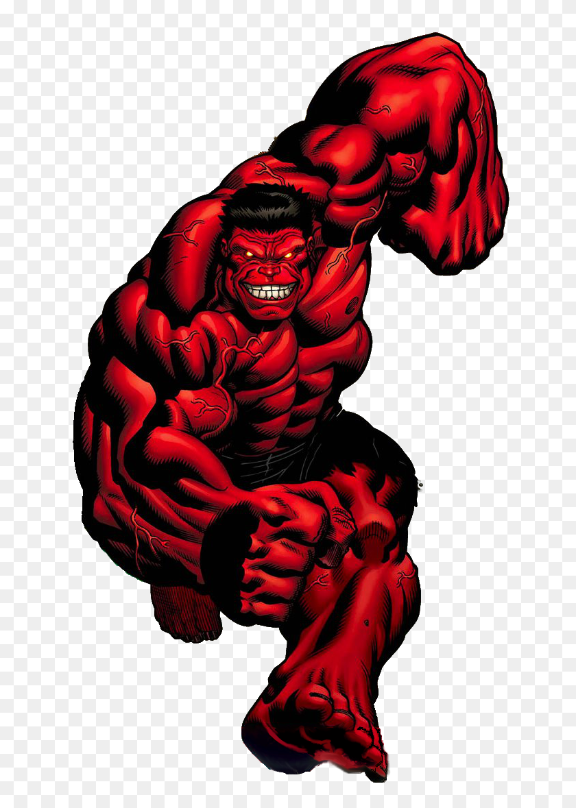 696x1119 Red - The Hulk Clipart