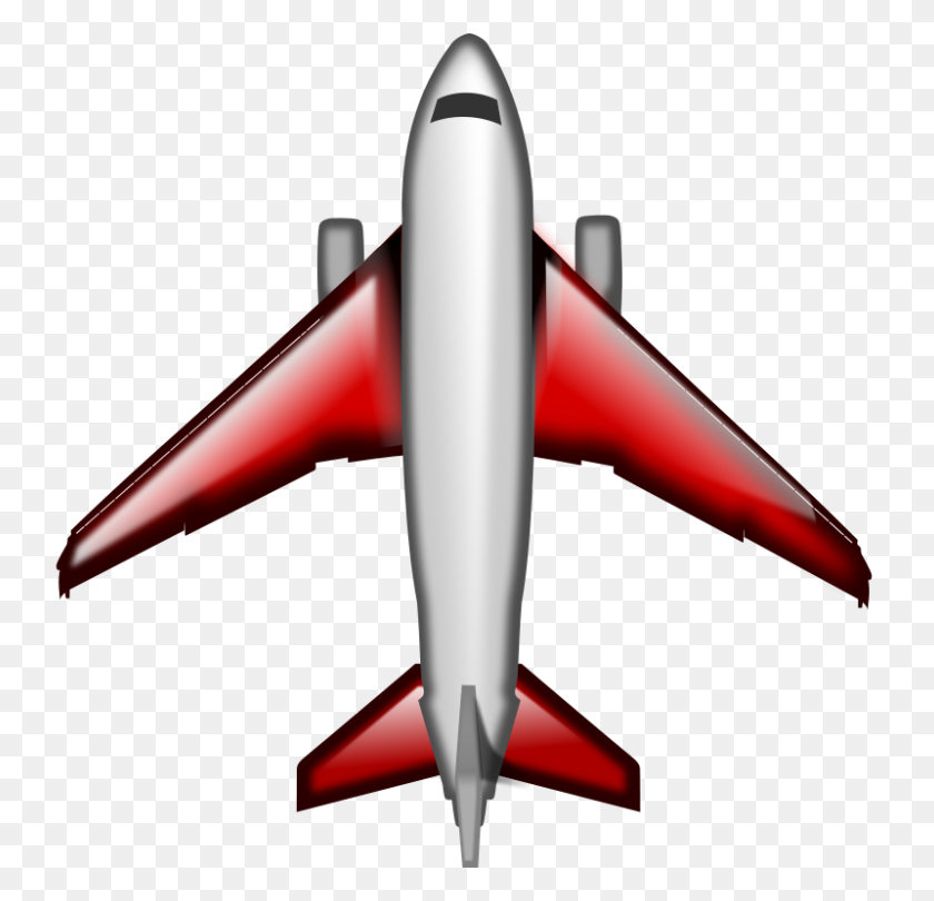 800x770 Red Airplane Clipart - Red Airplane Clipart