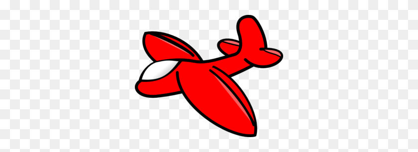 298x246 Red Airplane Clipart - Shame Clipart
