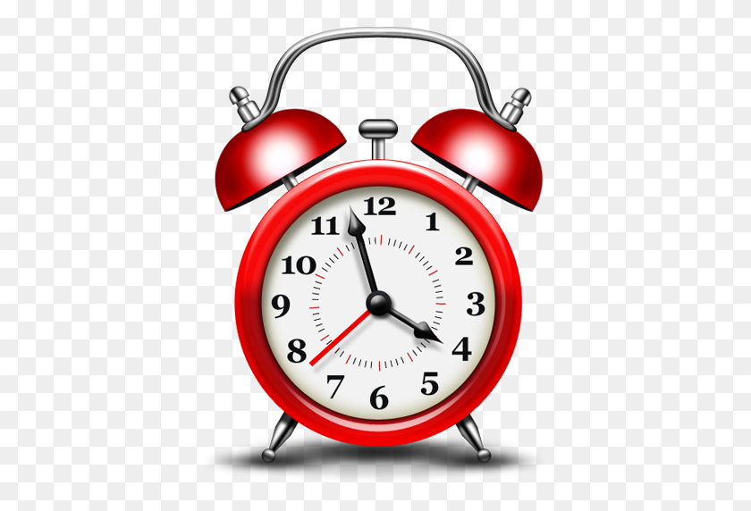512x512 Icono De Reloj De Alarma Rojo - Reloj De Alarma Png