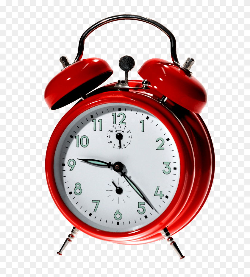 658x870 Red Alarm Clock Transparent Png - Clock PNG