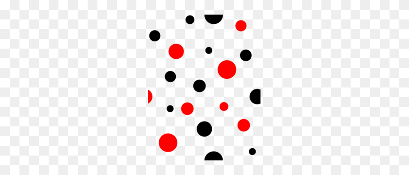 231x300 Red And Black Polka Dots Clip Art Polka Dotty Dots - Polka Dot Background Clipart