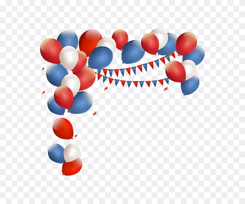 640x640 Red And Blue Birthday Balloon, Balloon, Red, Birthday Balloon Png - Red Balloon PNG