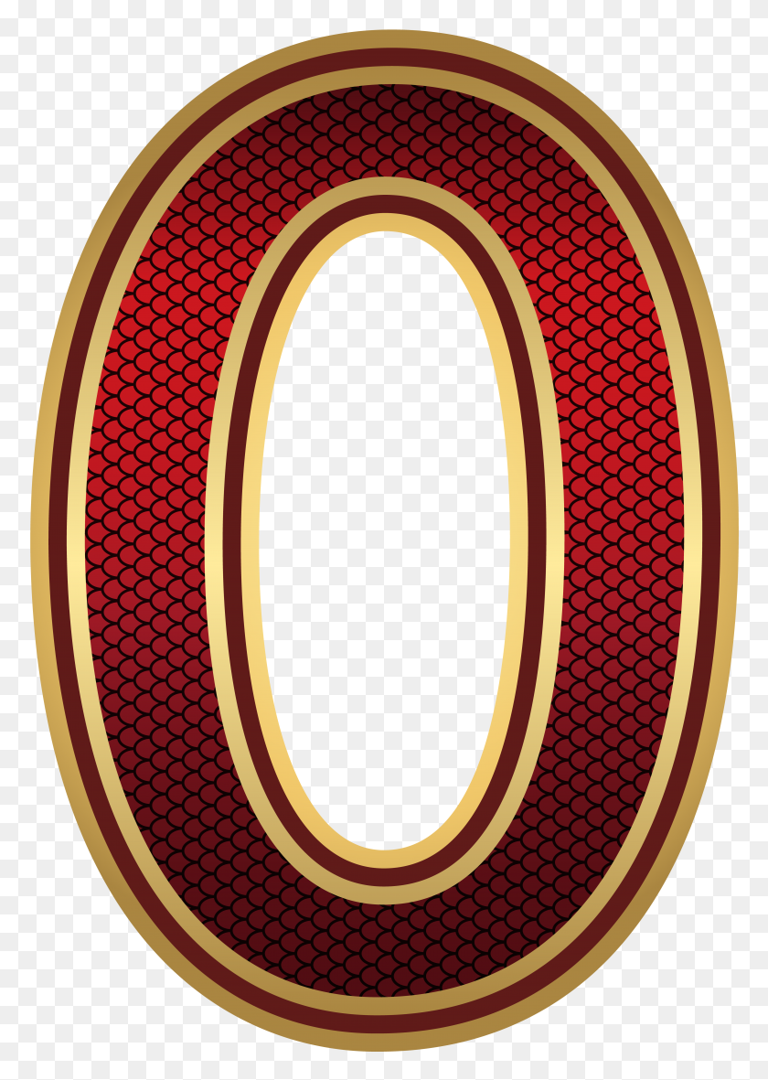 5564x8000 Red And Gold Number Zero Png - Zero PNG