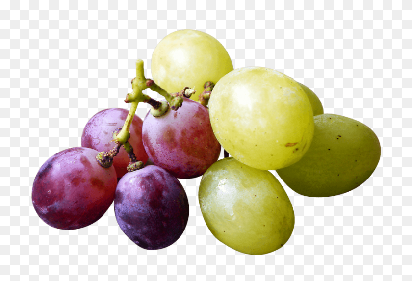 850x560 Red And Green Grapes Png - Grapes PNG