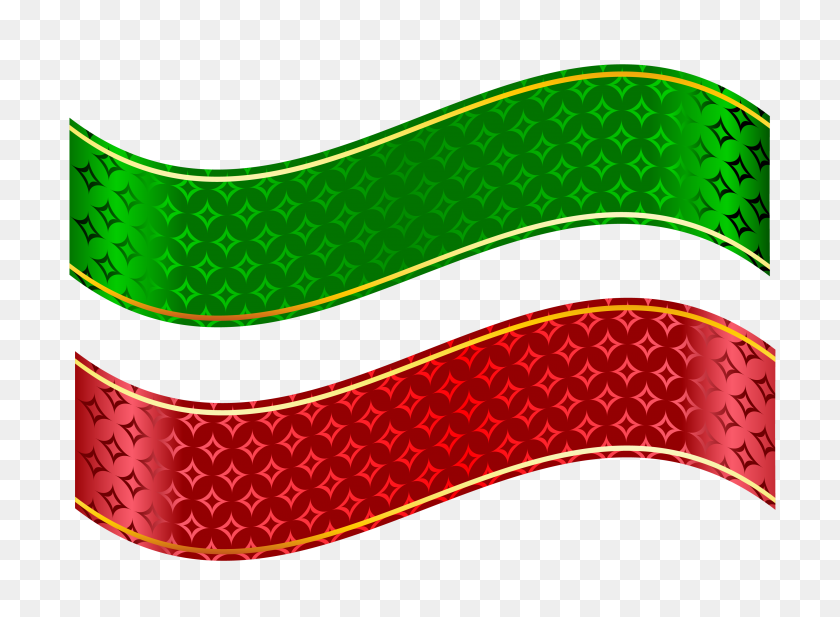 3571x2551 Red And Green Strip Set Png - Red Stripe PNG