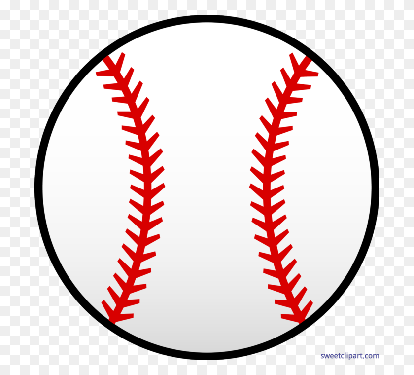 700x700 Red And White Baseball Clip Art - Teepee Clipart