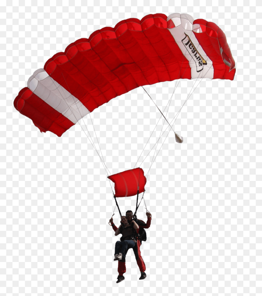 851x971 Red And White Parachute Transparent Png - Parachute PNG