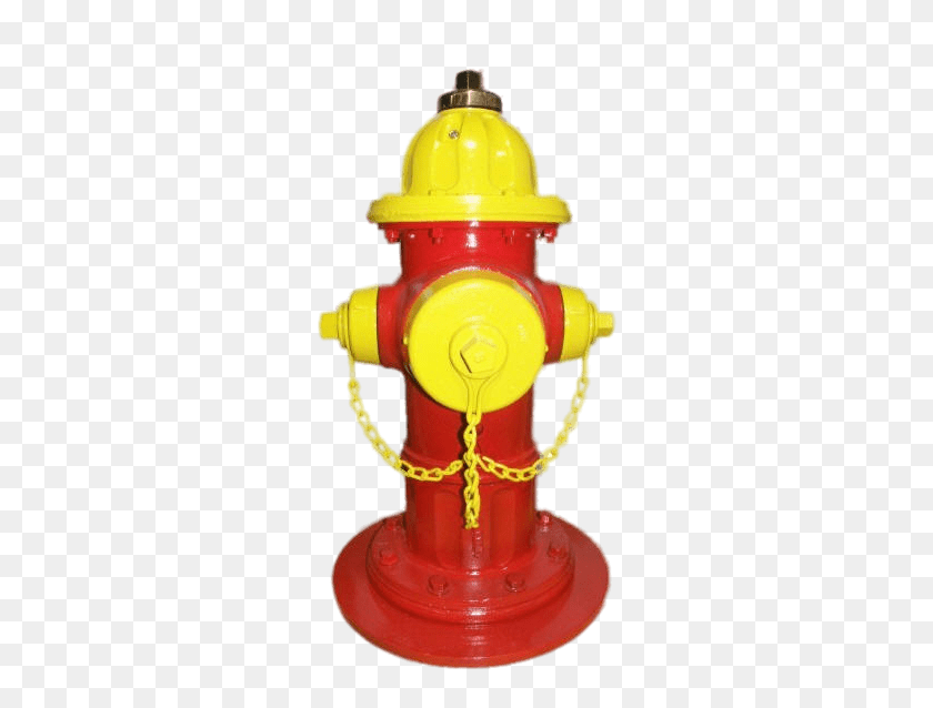 310x578 Red And Yellow Fire Hydrant Transparent Png - Fire Hydrant PNG