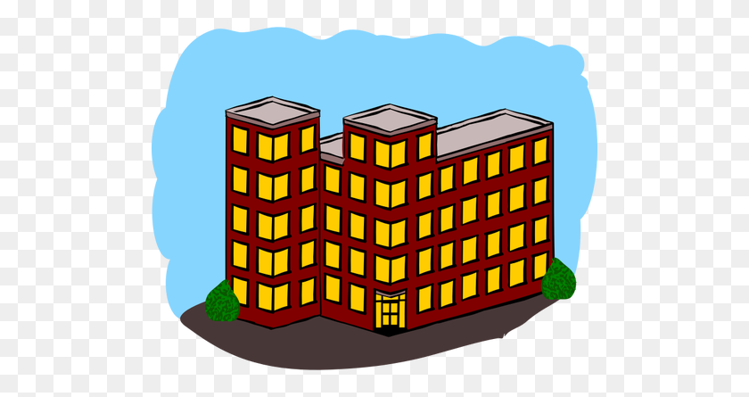 500x385 Red Apartment For Rent Sign - For Rent Clipart