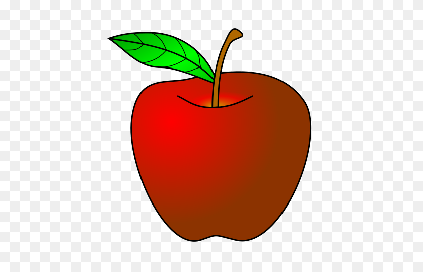 480x480 Red Apple - Red Apple PNG