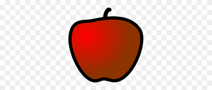297x298 Red Apple Clip Art - Red Apple Clipart
