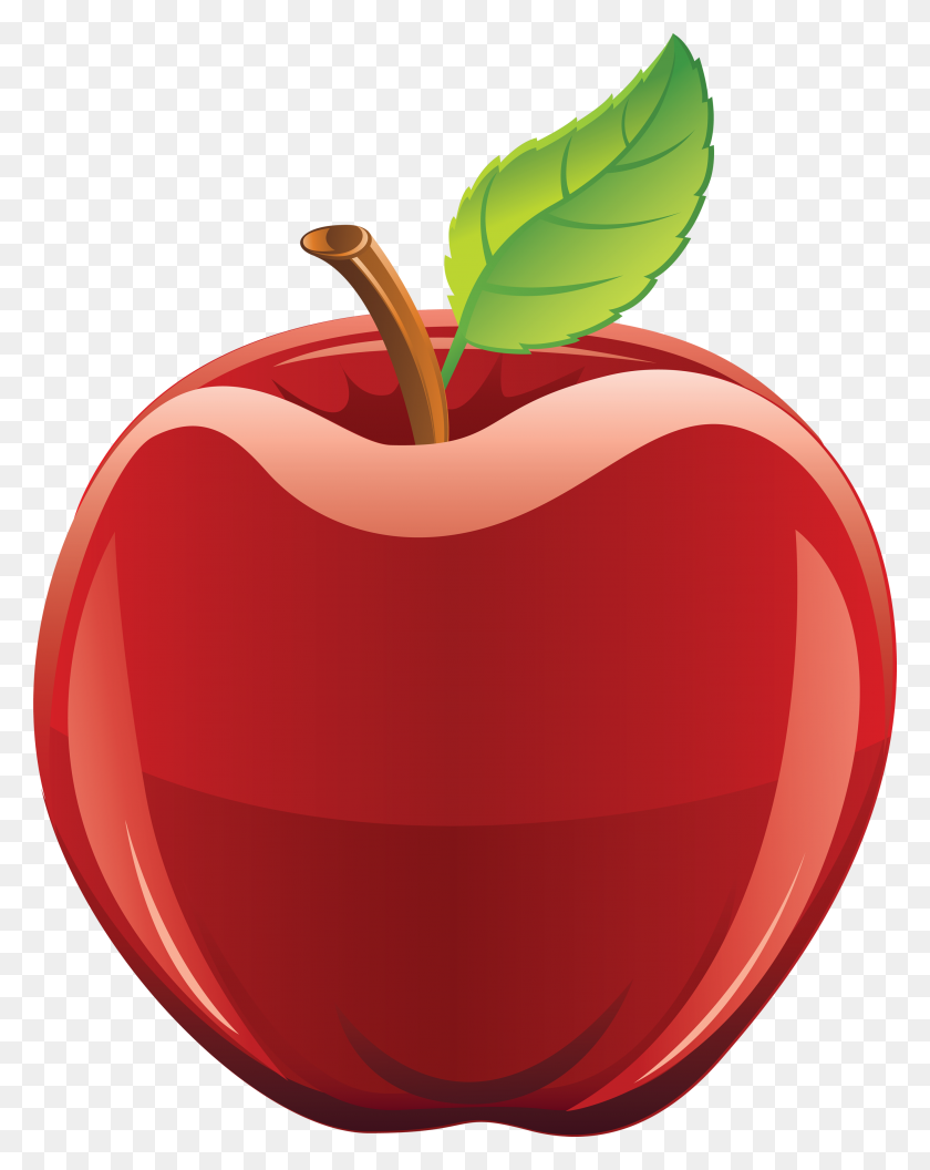 2742x3504 Red Apple Clipart - Apple Images Clip Art